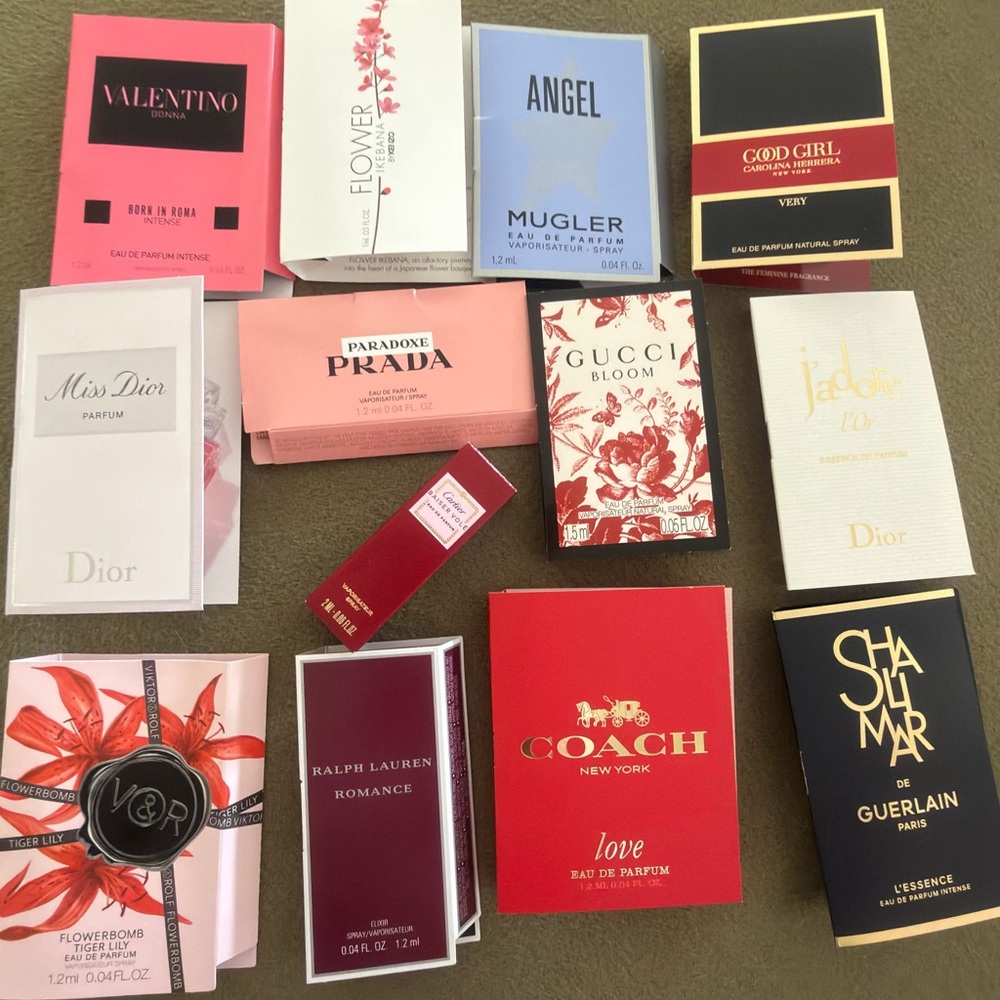 13x set Perfume valentino prada paradoxe givenchy miu coach gucci Burberry ralph